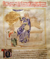 Az asztrológia vagy a csillagászat allegóriái a „Song of the Seven Vertus and the Seven Liberals Arts of the Seven Vertus and the Seven Liberals Arts of the Bruzio Visconti” (Az erények és tudományok éneke) című művében, Bartolomeo di Bartoli. Andrea di Ba