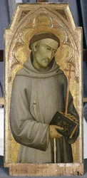 Szent Ferenc, 1375 körül (tempera nyárfán)