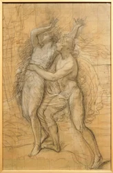 Apollo és Daphne, Andrea Appiani (1754-1817), rajz