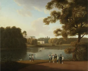 Kilátás a Cameron Galériára Carskoje Selóban, 1815
