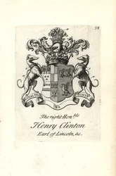 Henry Clinton, Lincoln 7. grófjának címere és címere
