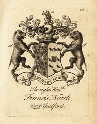 Francis North, Lord Guilford, Guilford 2. báró címere