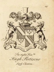 A Right Honorable Hugh Fortescue címere