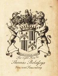 Thomas Belasyse, Earl Fauconberg vagy Thomas Belassys, Fauconberg vikomt (1699-1774) címere