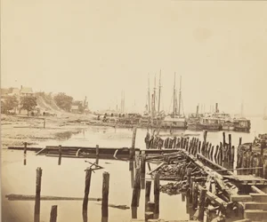 City Point, Virginia, 1861-1865 körül (albumnyomat)