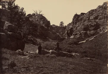 Tábla 10. Ördögkapu, Dale Creek Canon,1869 (fotó)