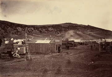 29. tábla. Bear River City, a szénmezők közelében,1869 (fotó)