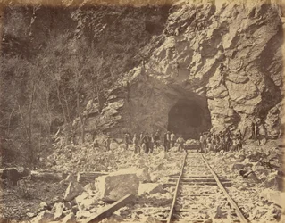 39. tábla. Az alagút keleti vége, Weber Canon,1869 (fotó)