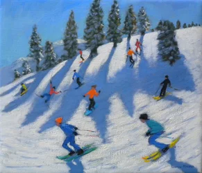 Síelők, Lofer, 2010