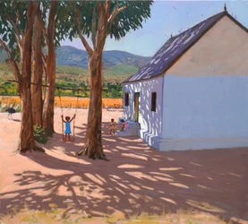 A hinta, Klein (kicsi) Karoo, Dél-Afrika, 2000 (olaj, vászon)