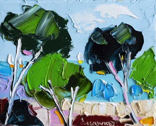 Ragyogó nyári tájkép