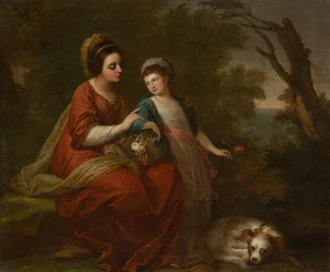 Mrs. Hugh Morgan és lánya, c. 1771.