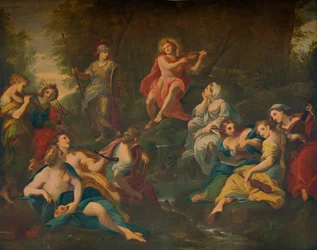 Apollo és a múzsák, 1772