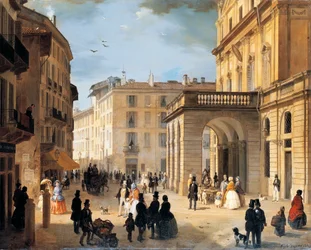 Piazza della Scala (Scala tér) Milánóban
