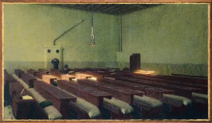 Karácsony Pio Albergo Trivulzióban, Angelo Morbelli (1854-1919)