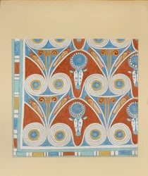 Falfestmény másolata, Neferhotep 50. magánsírja, Théba, XX. század
