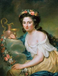 Henriette Herz portréja, született De Lemos 1764-1847 Hebe néven, 1778.