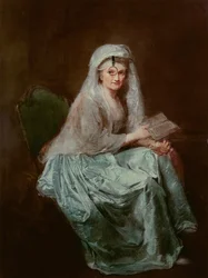 Önarckép monoklival, 1777