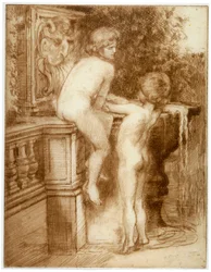„Két fiú egy szökőkútnál”, 1864-1930