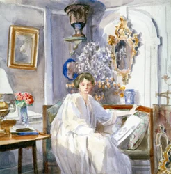 „Fiatal nő fehérben”, 1864-1930