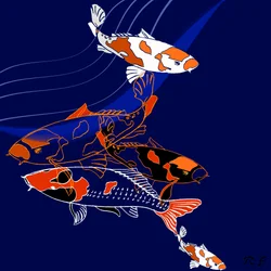 Koi (vegyes média)