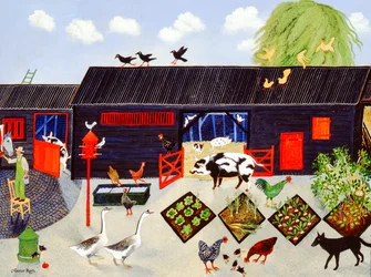Babszedés, 2004 (akril)