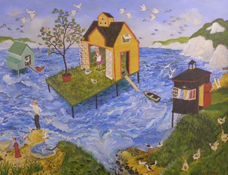 Bluebirds Over, 2015 (akril)