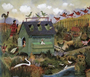 Busy Birds, 2001 (akril)