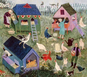Tojásgyűjtés, 2003 (akril)
