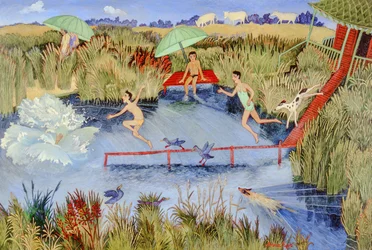 Forró nap, 2009 (akril)