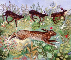 Holdfutás, 2010 (akril)
