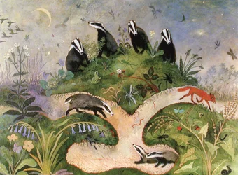 Éjszakai égbolt, 2001 (akril)