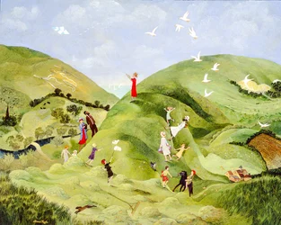 Tervezett piknik, 2004 (akril)