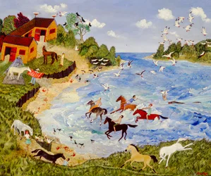 Nyári negyedek, 2009 (akril)