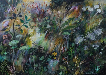 Wild Meadow, 2022 (akril, tábla)
