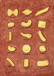 Tészta, 2010 (gouache)