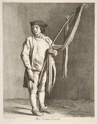 Laces Peddler, 1738.