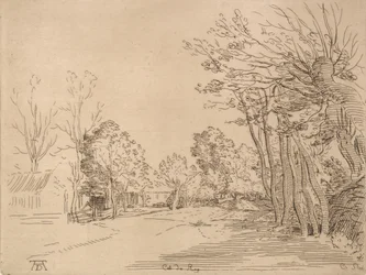 Táj Durer után.n.d.