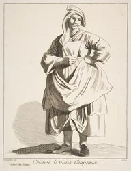 Régi kalapok árusa, 1742.