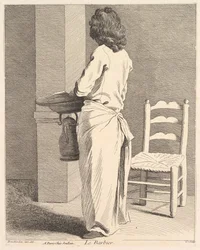 A borbély, 1737.