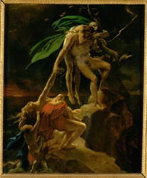 Scene du Deluge, Esquisse, Salon 1814 - Jelenet az özönvízből ...