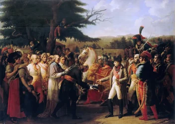 Napóleon Bonaparte átveszi Bécs kulcsait a schönbrunni kastélyban, 1805. november 13.