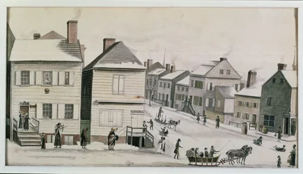 A Warren és a Greenwich Street sarka, 1809