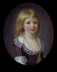 Egy kisfiú a Comminges családból, 1785-90