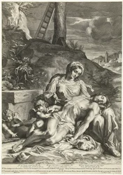 Pieta, Pieter de Bailliu metszete