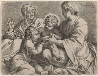 Madonna és gyermeke Szent Erzsébettel és Keresztelő Jánossal (La Madonna della Scodella)