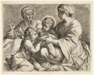 Madonna és gyermeke Szent Erzsébettel és Keresztelő Jánossal