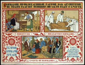 A képzett vagy autodidakta szülésznők által végzett abortuszok nemcsak megnyomorítják a nőt, hanem gyakran halálhoz is vezetnek.