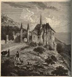 Chateau du Montet - Vandoeuvre-les-Nancy - Lorraine - metszet "" PATRIE" - PECTUREQUIREQUE FRANCIAORSZÁG LEÍRÁSA 6 KÖTETÉSBEN LUCIEN HUARD - 19. század vége