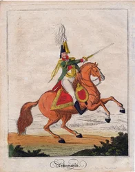 Le comte Fiodor Vasziljevics Rostoptchine vagy Fedor Rostoptchine - Gróf Fjodor Vasziljevics Rostopchin (1763-1826) - Anonymous - 1812 - Rézkarc, akvarell - 21,6x17 - Magángyűjtemény